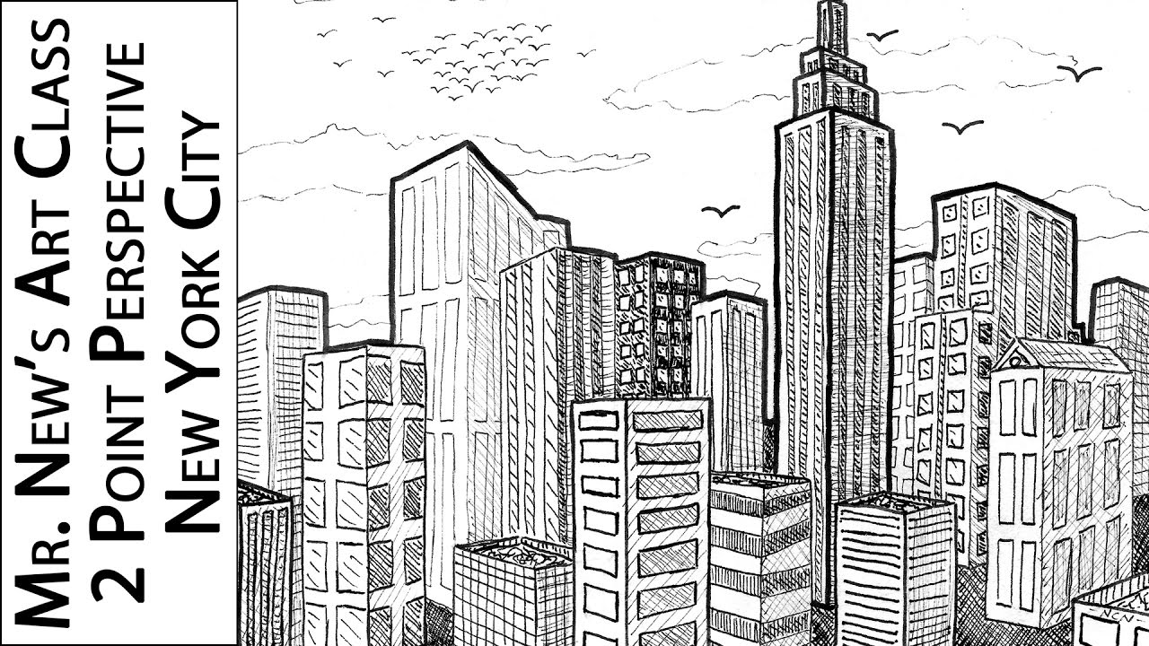 Cityscape Line Drawing at Explore collection of