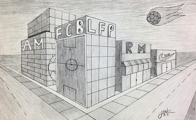 400x245 point perspective cityscape - Cityscape Perspective Drawing