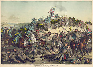 300x218 civil war prints and drawings battle of nashville, fine art - Civil War Drawings