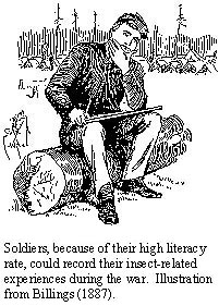 201x281 insects and the civil war - Civil War Soldier Drawing