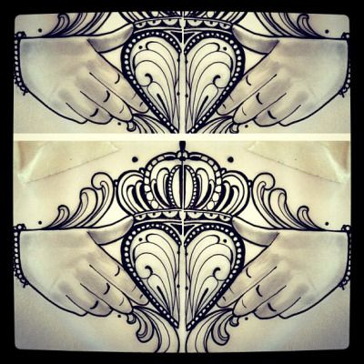 400x400 claddagh - Claddagh Drawing