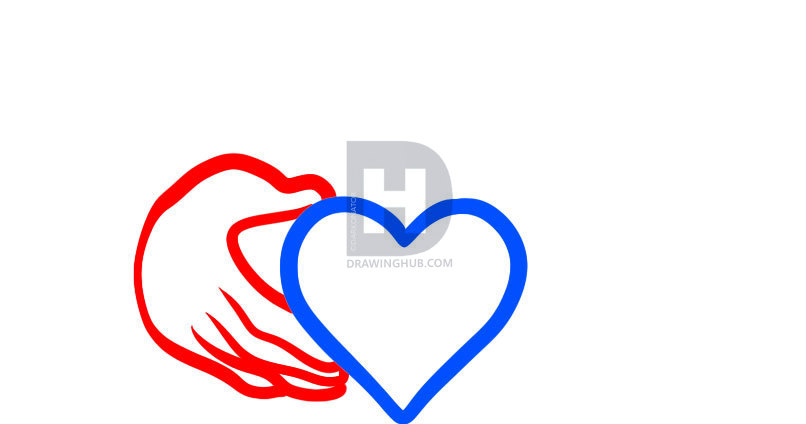 806x424 how to draw a claddagh ring, claddagh ring tattoo, step - Claddagh Ring Drawing