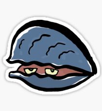 210x230 clam drawing stickers redbubble - Clam Drawing