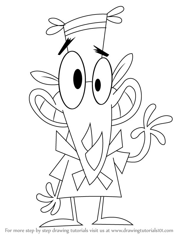 609x794 learn how to draw clam from camp lazlo - Clam Drawing