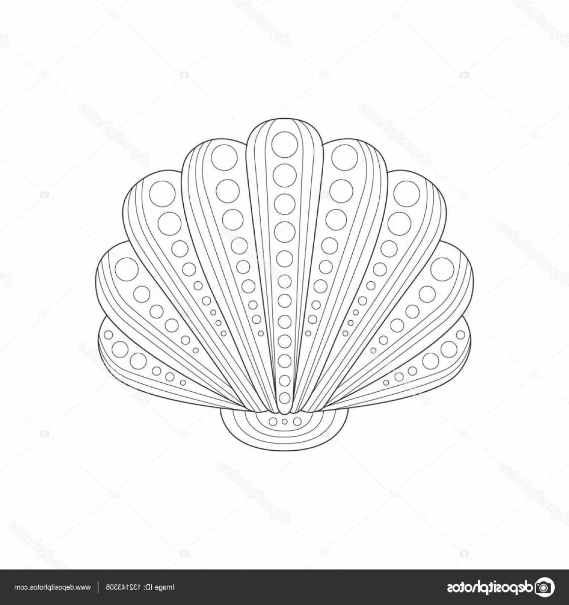 1155x1228 stock illustration clam shell sea underwater nature soidergi - Clam Shell Drawing