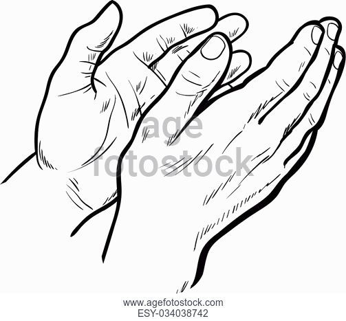 503x467 Close Up Of Hands Clapping Stock Photos And Images Age Fotostock - Clapping Hands Drawing
