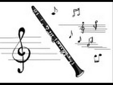 480x360 how to draw a clarinet - Clarinet Drawing