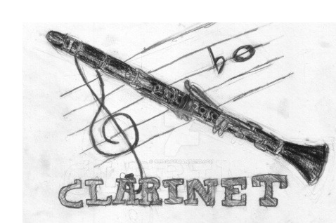 478x318 Fundraiser - Clarinet Drawing Step By Step