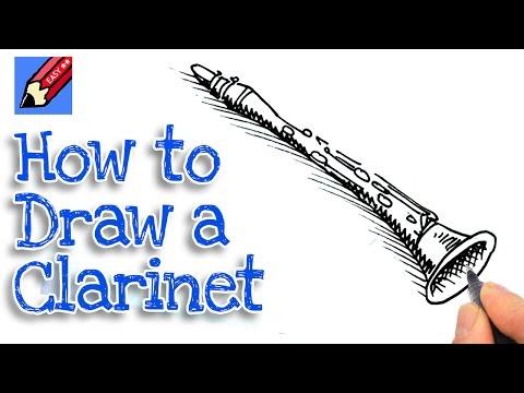 Clarinet Drawing Step By Step at PaintingValley.com | Explore ...