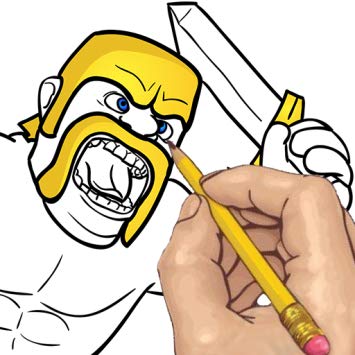 355x355 how to draw clash of clans appstore for android - Clash Of Clans Drawing