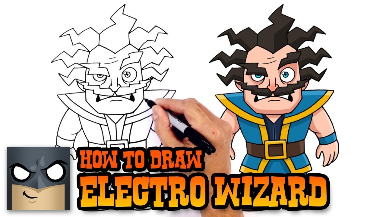 1280x720 how to draw clash royale electro wizard - Clash Royale Drawings