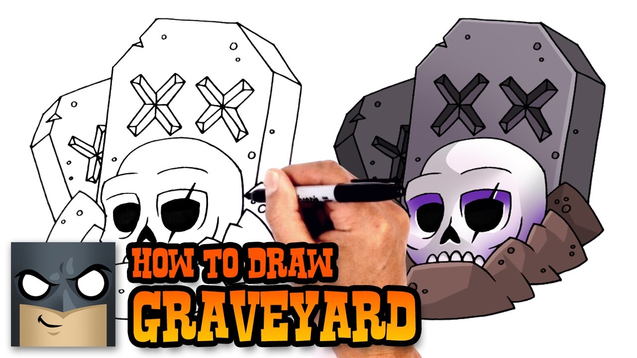 1280x720 how to draw clash royale graveyard - Clash Royale Drawings
