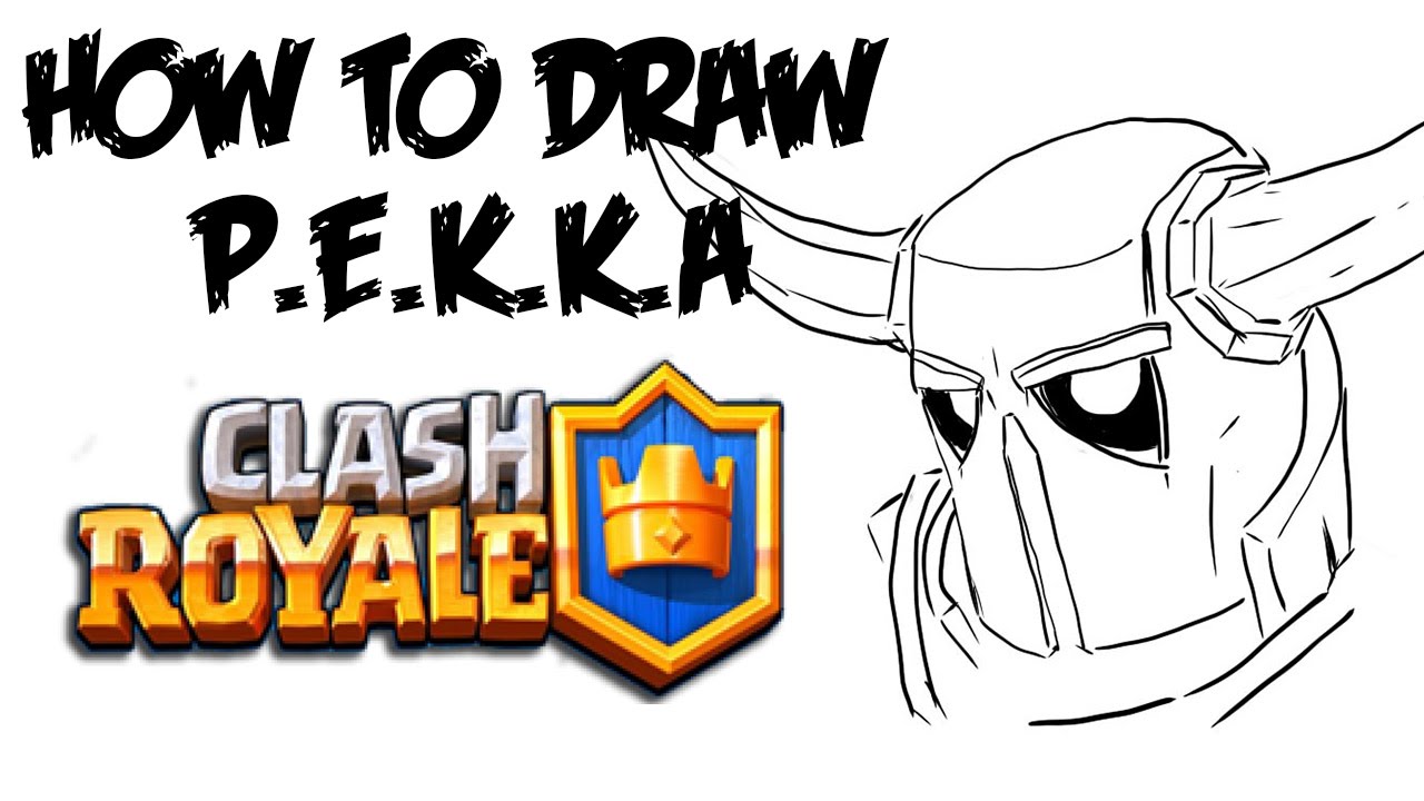 1280x720 how to draw p e k k - Clash Royale Drawings