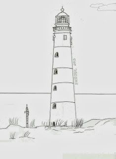 235x320 Draw A Lighthouse Art Class Ideas And Grade Art - Class Drawing