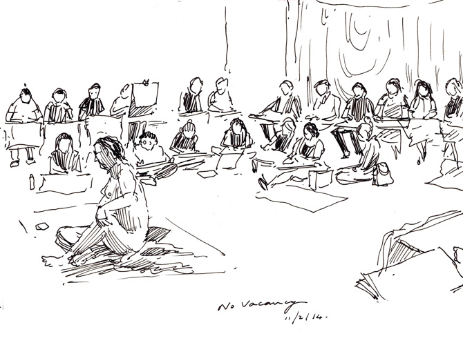 670x500 Park Drawing Class For Free Download - Class Drawing