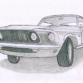 280x280 classic car drawings - Classic Car Drawing