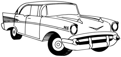 400x190 How To Draw A Chevy Howstuffworks - Classic Car Drawing