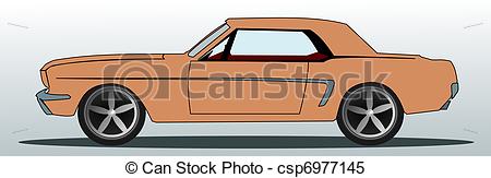 450x163 classic car illustration - Classic Car Line Drawings
