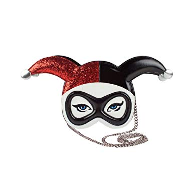 385x385 dc comics official unisex harley quinn menace cross - Classic Harley Quinn Drawing