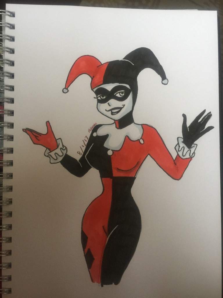 Classic Harley Quinn Drawing at PaintingValley.com | Explore collection ...