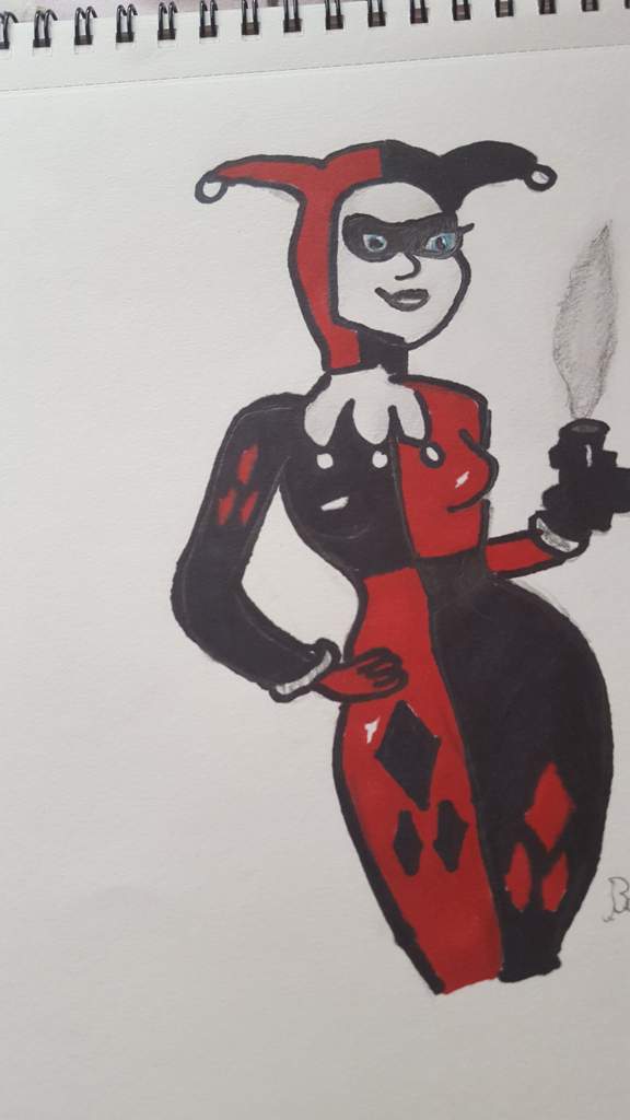 576x1024 classic harley quinn drawing comics amino - Classic Harley Quinn Drawing