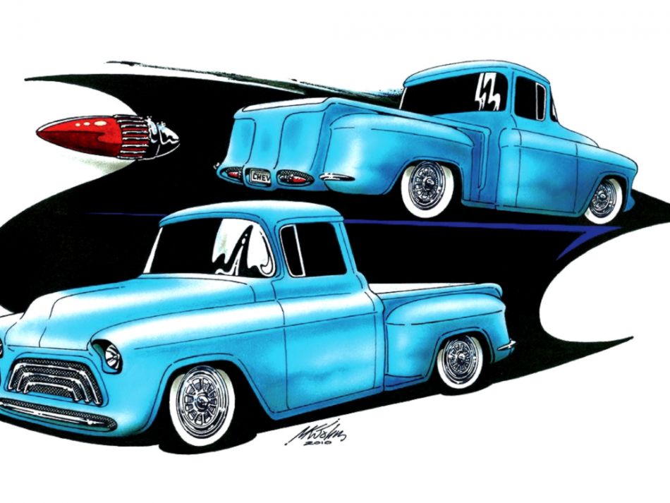 950x713 classic truck drawings wallpapers in aja - Classic Truck Drawing