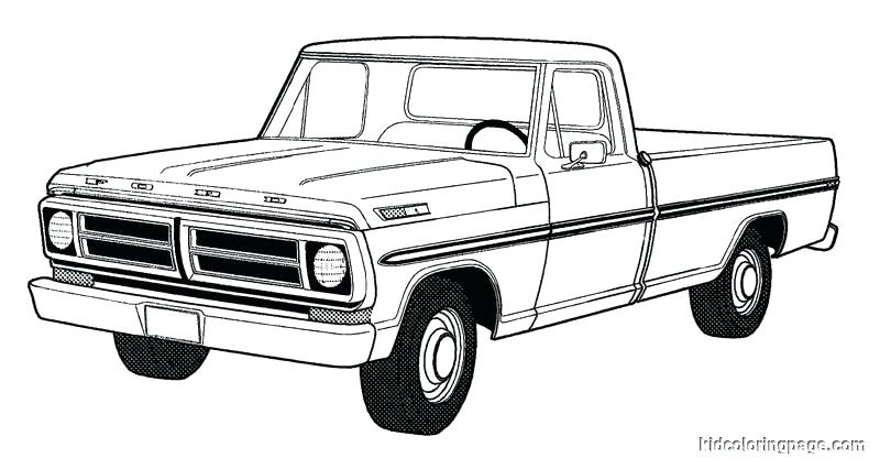 800x426 Lowrider Truck Coloring Pages Vintage Truck Coloring Pages Old - Classic Truck Drawing