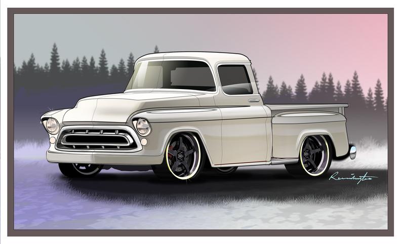 794x482 classic chevy chevrolet pick up truck gifts men etsy - Classic Truck Drawing