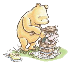 225x208 classic pooh and piglet - Classic Winnie The Pooh Drawings