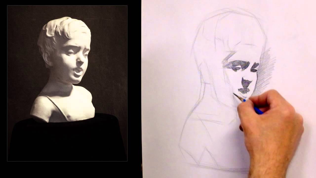 1280x720 Classical Realist Drawing Method Drawing From The Centre Out - Classical Drawing