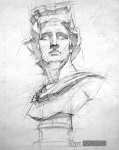 239x300 The Important Role Of Classical Bust Study In Drawing - Classical Drawing