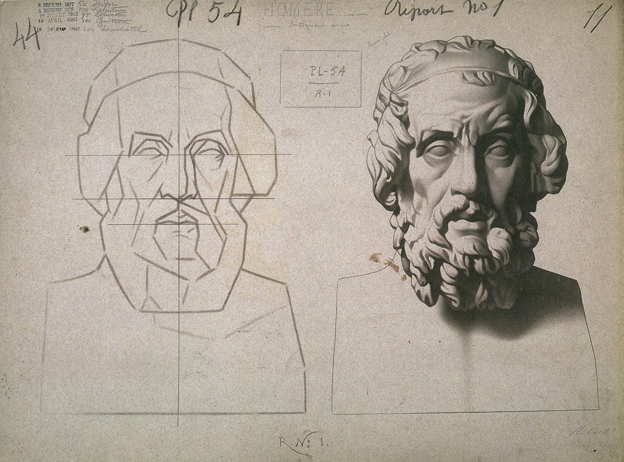 2000x1480 Tonal Portrait Drawing Classical - Classical Drawing