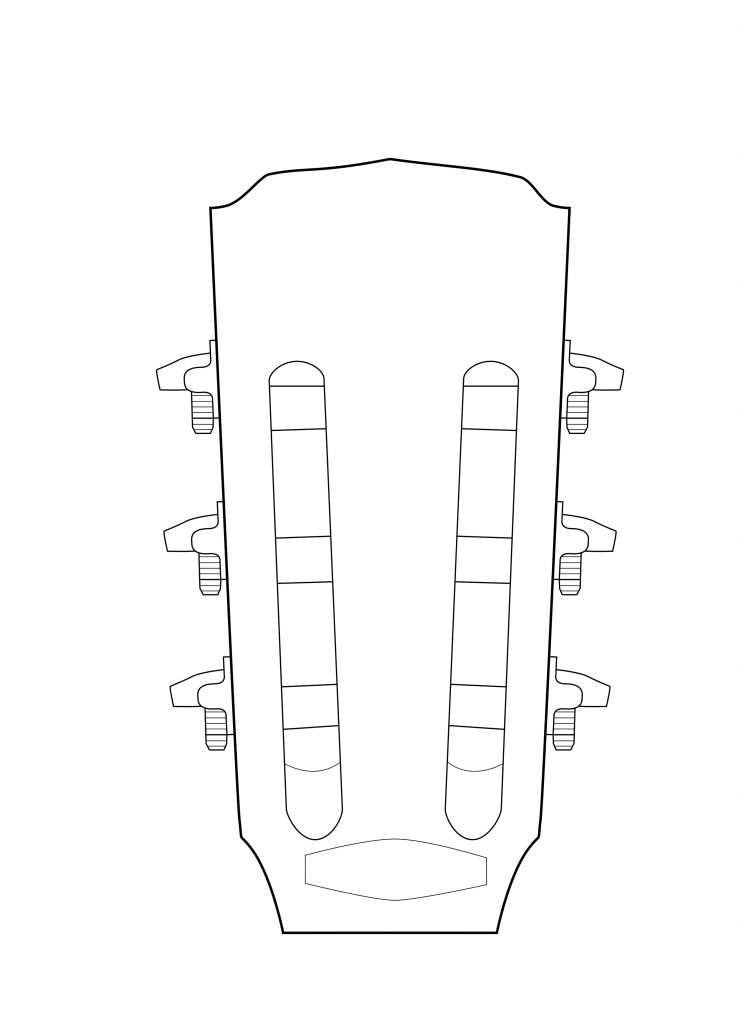 745x1024 Create Your Custom Guitar Blueberry Guitars - Classical Guitar Drawing