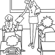 220x220 Drawing Lesson Coloring Pages - Classroom Drawing