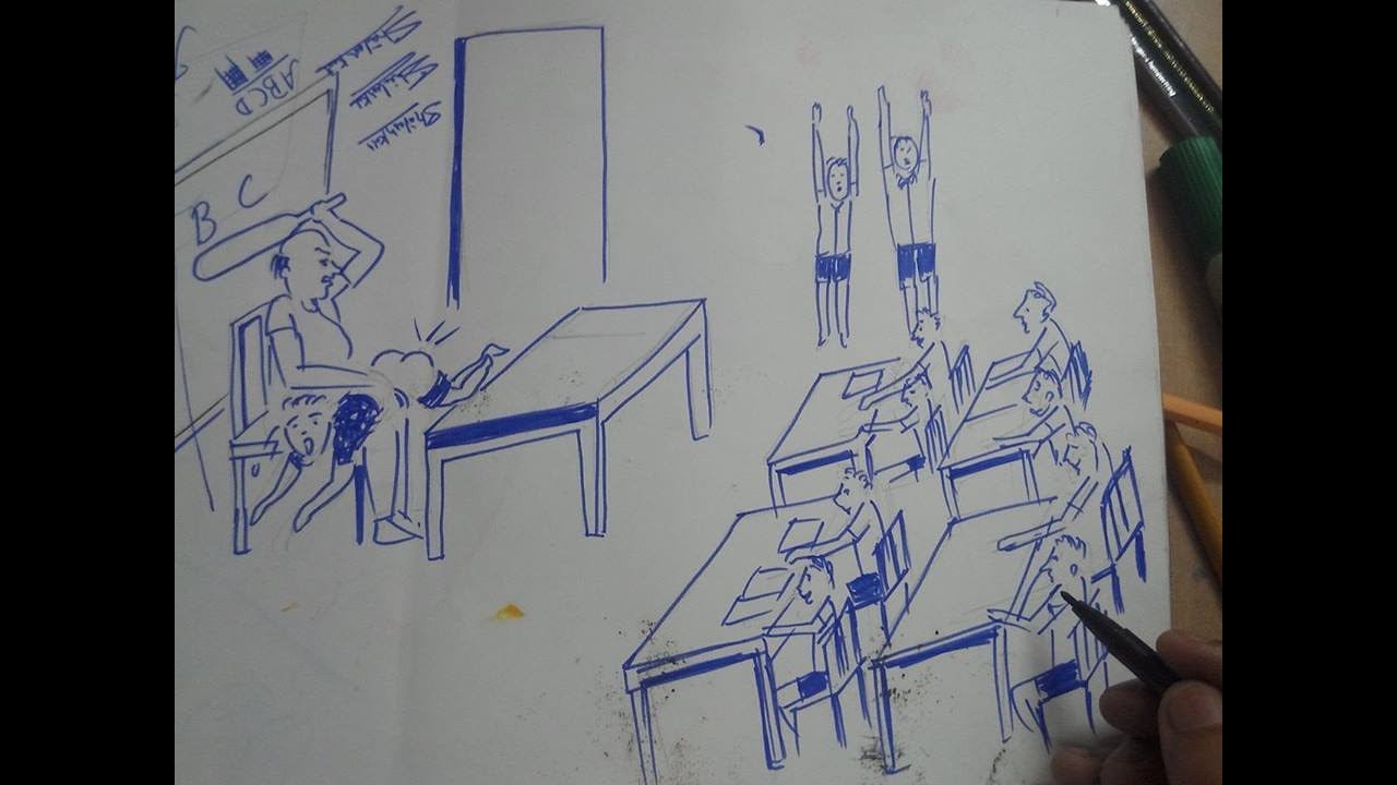 Classroom Drawing Images at PaintingValley.com | Explore collection of