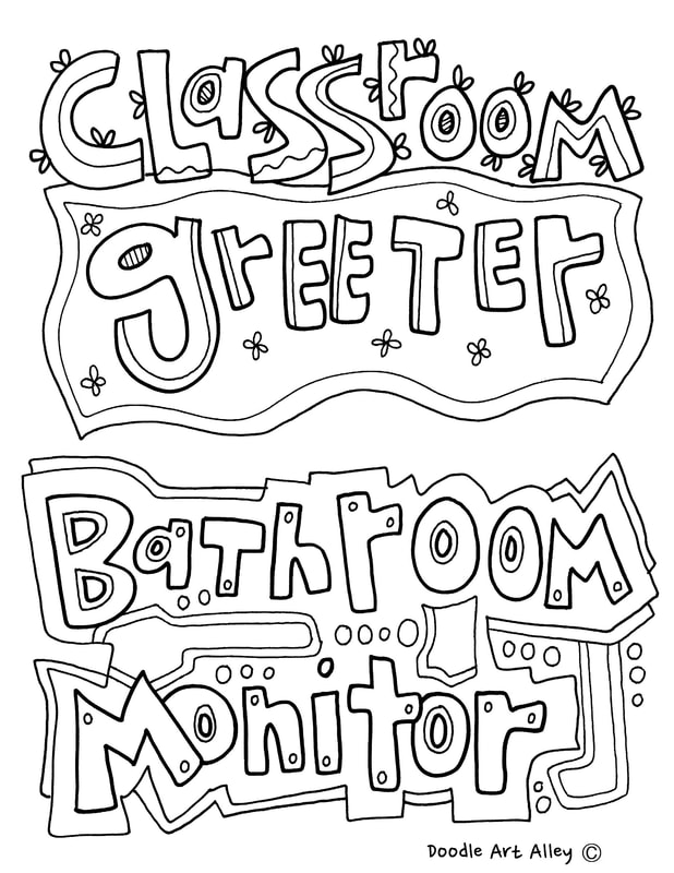 618x800 Class Jobs - Classroom Line Drawing