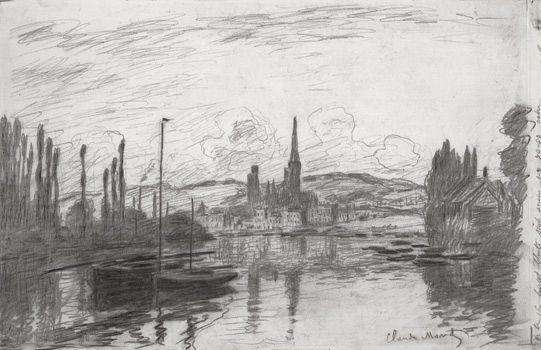 541x350 Drawing At Duke Claude Monet's Organic Affinity - Claude Monet Drawings