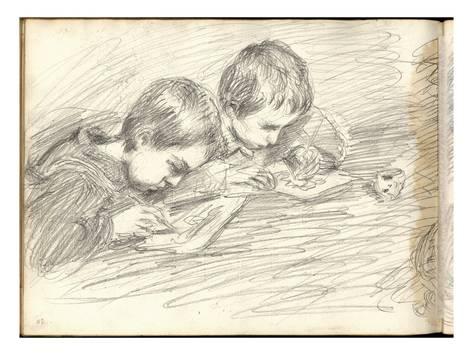 473x355 jean pierre hoschede - Claude Monet Drawings