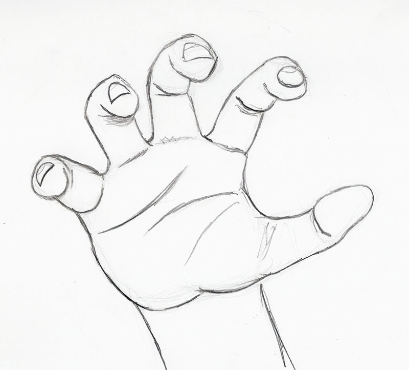 800x722 Claws Drawing Hand For Free Download - Claw Hand Drawing