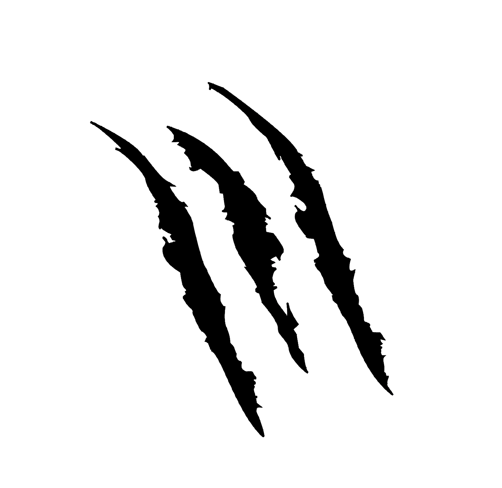 1600x1555 Fileclaw Marks - Claw Marks Drawing