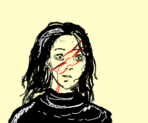 300x250 bloody claw marks drawing - Claw Marks Drawing