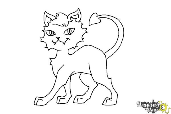 600x400 How To Draw Clawdeen Wolf Pet, Crescent - Clawdeen Wolf Drawing