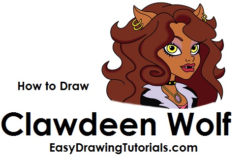 500x325 How To Draw Clawdeen Wolf - Clawdeen Wolf Drawing