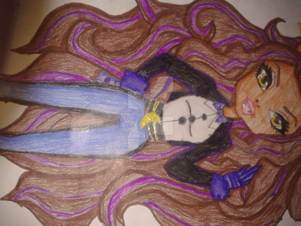 1024x768 Monster High Clawdeen Wolf Sweet Drawing - Clawdeen Wolf Drawing