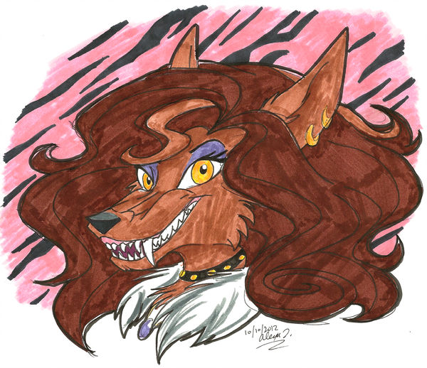 600x518 Clawdeen Wolf - Clawdeen Wolf Drawing