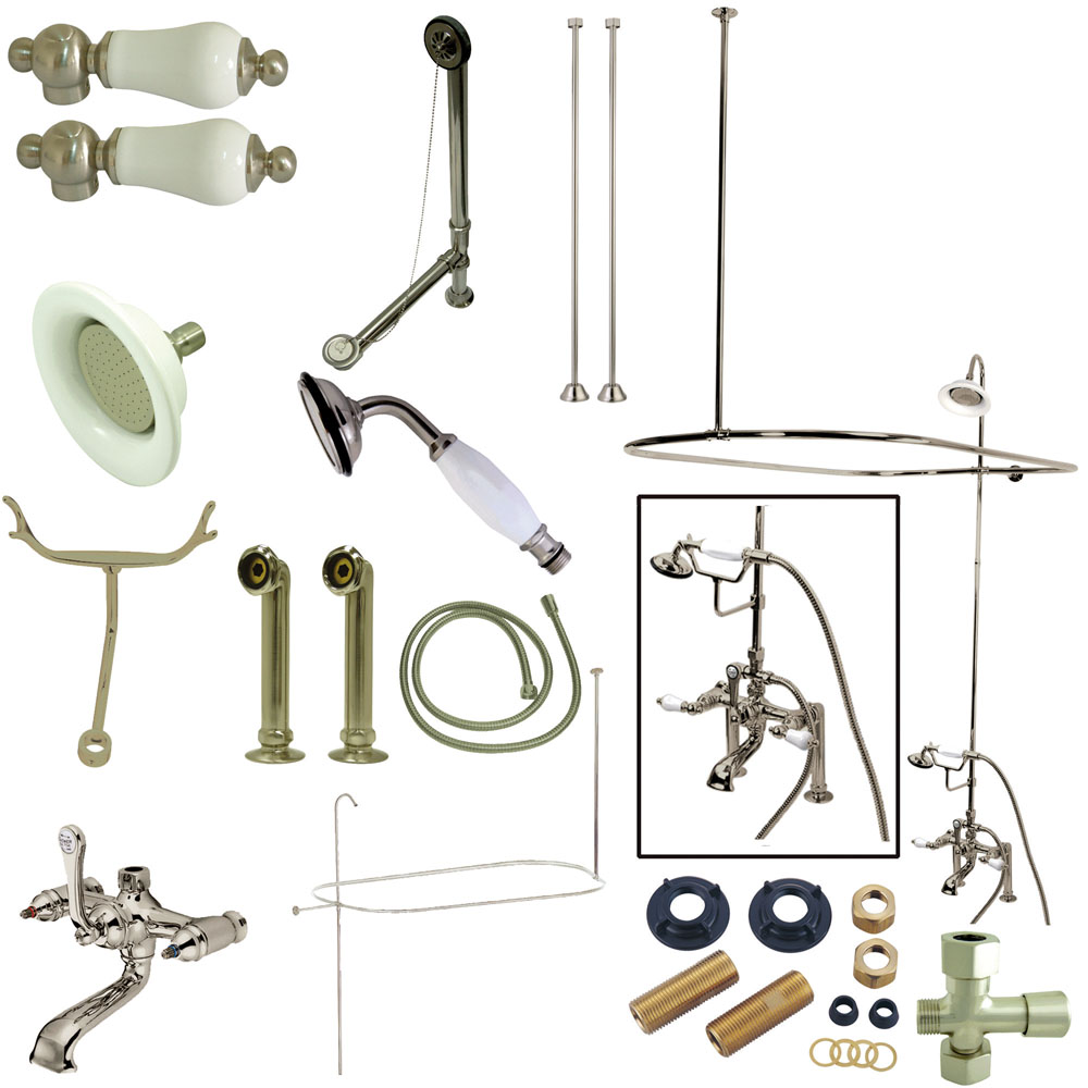 1000x1000 kingston brass vintage inch centers clawfoot tub - Clawfoot Tub Drawing