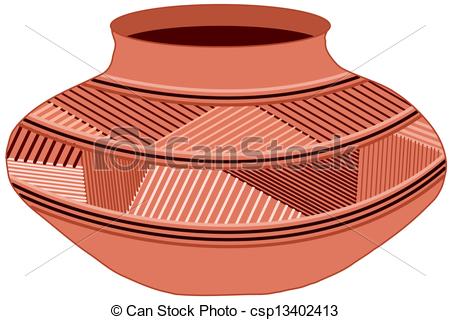 450x320 Clay Pot Free Clipart - Clay Pot Drawing