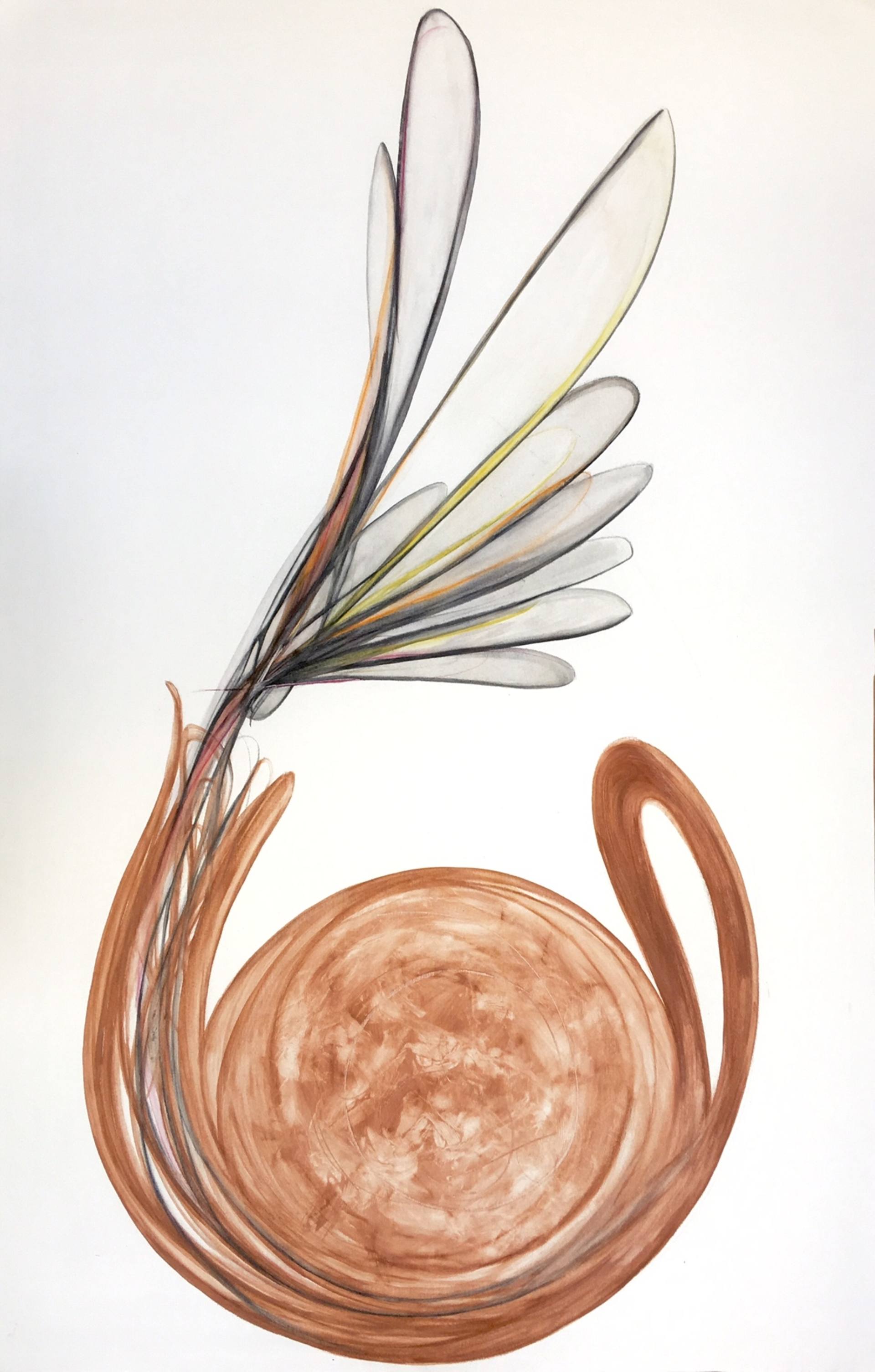 1920x3009 Clay Pot Whith Wings Drawing - Clay Pot Drawing