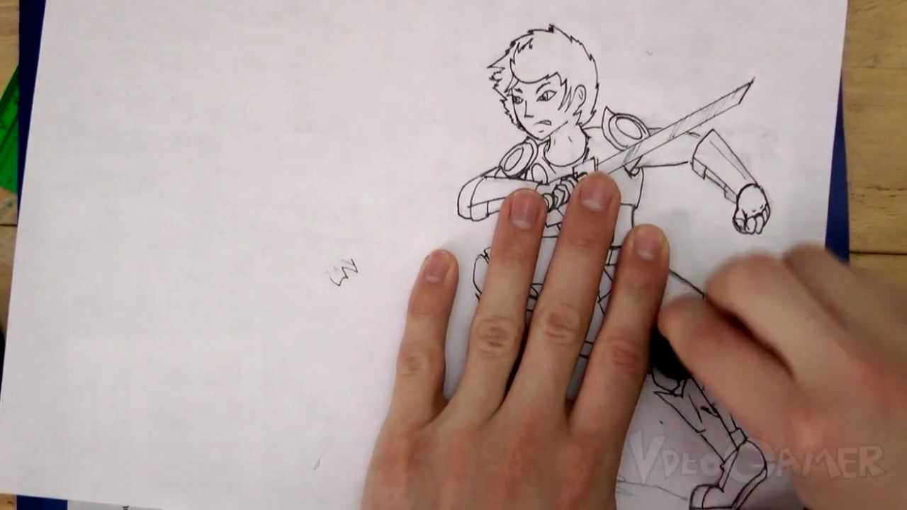 1280x720 How To Outlineclean Up A Drawing - Clean Up Drawing