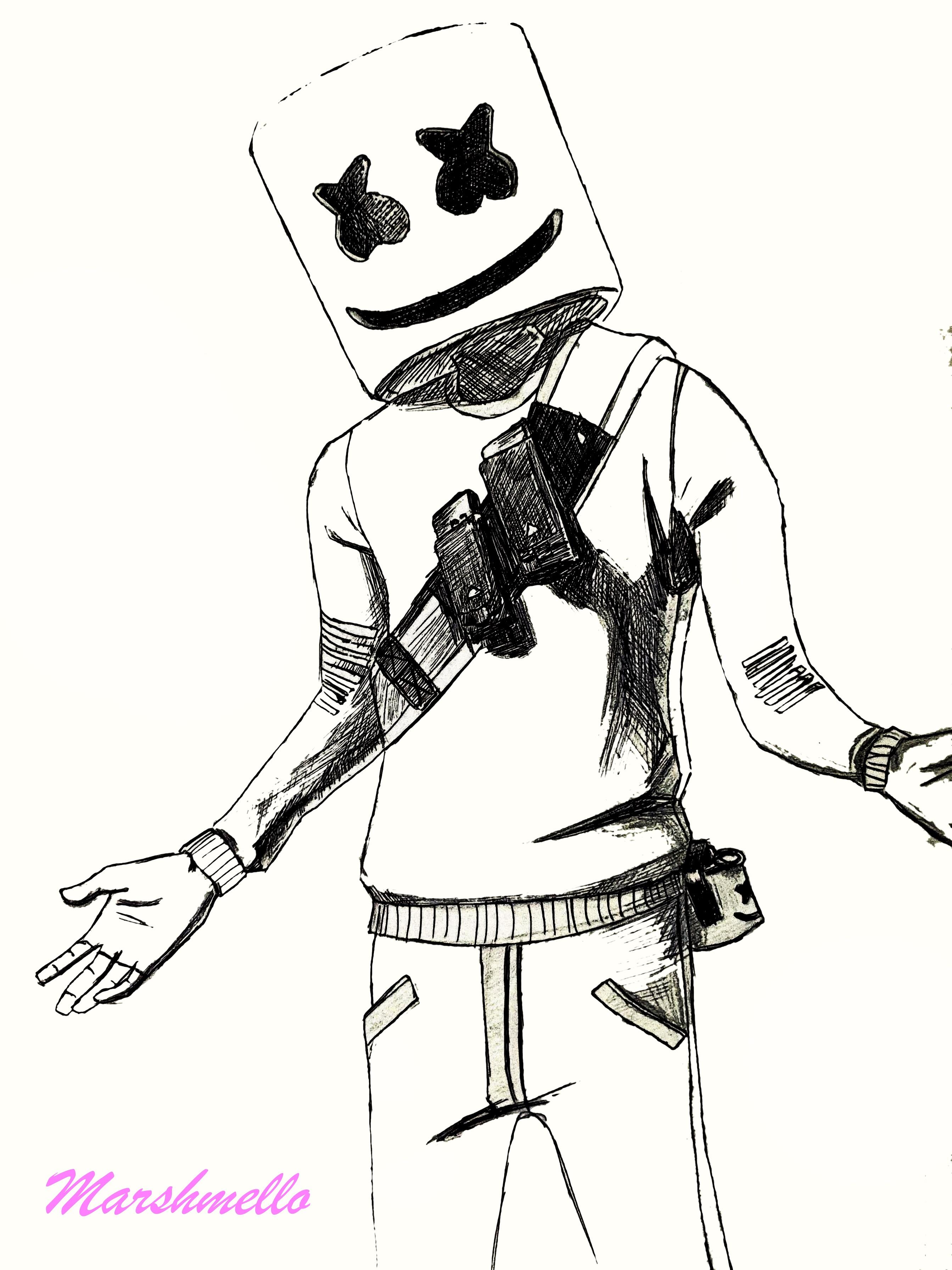 2686x3582 Tried To Clean Out The Pencil Drawing Of Mello - Clean Up Drawing